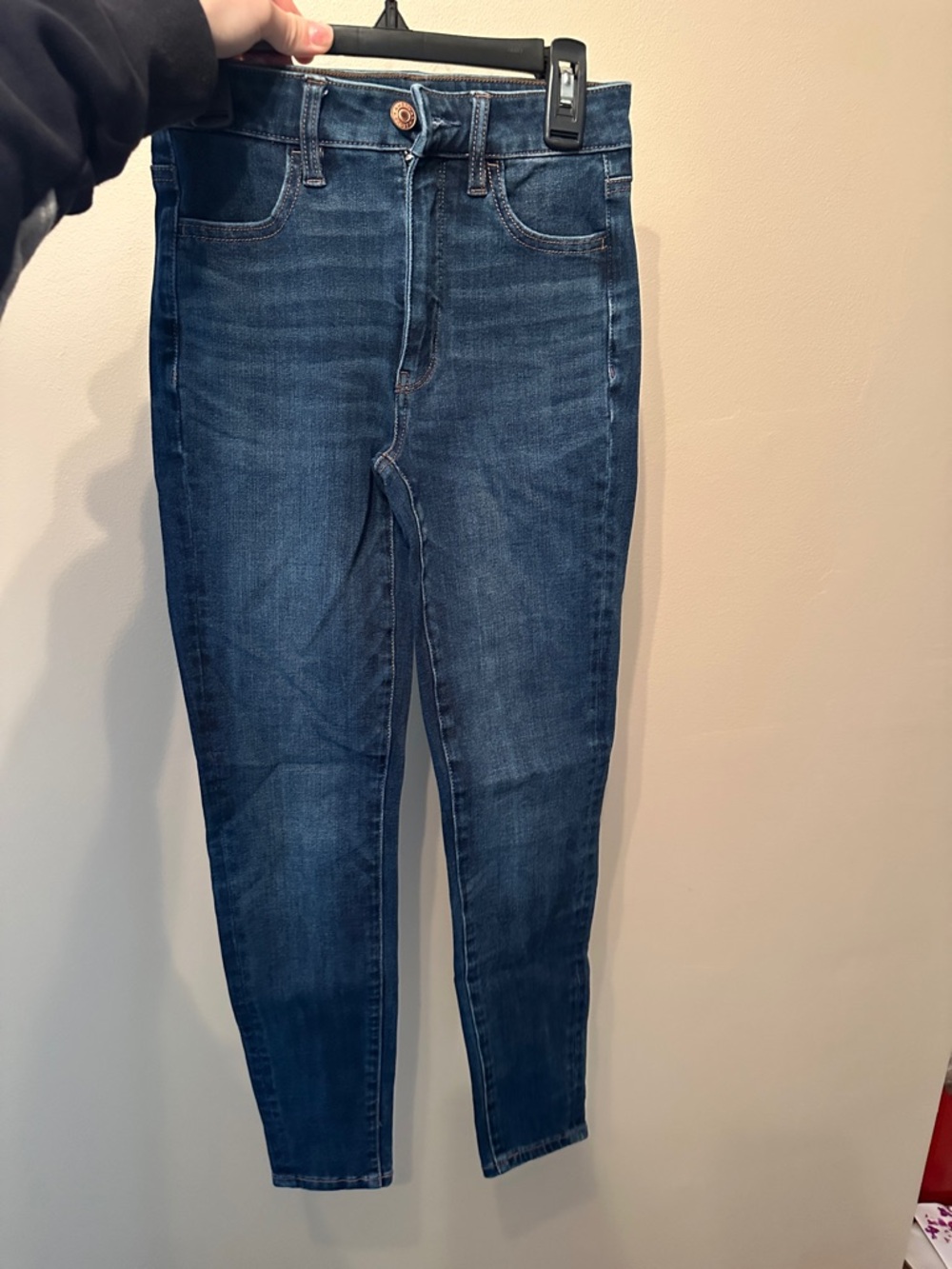 American Eagle Outfitters Dark Blue Skinny Jeans